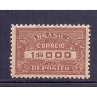D-81 – 1939 – SELO DE DEPÓSITO – FILIGRANA M HORIZONTAL – NOVO GOMADO - PERFEITO – RARO - RHM 250 UFS