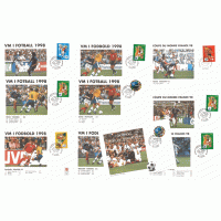 FRANÇA - 10 FDCS DA COPA DA FRANÇA - TODOS DIFERENTES - PERFEITOS