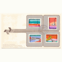 FDC-002 - 1972 - RECURSOS MINERAIS - CARIMBO 1º DIA SÃO PAULO – LINDO - RHM 600 UFS