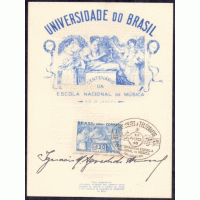 AUTÓGRAFO - REITOR PROF. DR IGNÁCIO M. AZEVEDO DO AMARAL - DA ESCOLA NACIONAL DE MÚSICA - UNIVERSIDADE DO BRASIL - FOLHINHA - 1948 AUTÓGRAFO - REITOR PROF. DR IGNÁCIO M. AZEVEDO DO AMARAL - DA ESCOLA NACIONAL DE MÚSICA - UNIVERSIDADE DO BRASIL - FOLHINHA - 1948