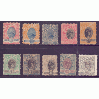 R-081/090 - 1894 - MADRUGADA REPUBLICANA - SÉRIE COMPLETA - NOVOS - LINDOS - SUPER SUPER RARA COMPLETA – EXCELENTE OPORTUNIDADE - RHM 2.086 UFS