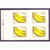 BANANA – QUADRA TOTALMENTE SEM DENTEAÇÃO – VARIEDADE NÃO CATALOGADA – PERFEITO ESTADO 