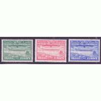 Z-01/03 – 1930 - "GRAF ZEPPELIN" – NOVOS – SEM GOMA – LINDA SÉRIE - RHM 405 UF Z-01/03 – 1930 - "GRAF ZEPPELIN" – NOVOS – SEM GOMA – LINDA SÉRIE - RHM 405 UF