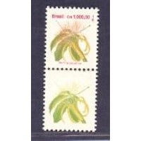 R-686Ba – VARIEDADE CATALOGADA: SEM VERMELHO – PAR VERTICAL COM SELO NORMAL – NOVO – PERFEITO – FLORA: ALGODÃO DA SERRA – EXCELENTE OPORTUNIDADE – LINDÍSSIMO - RHM 2.400 UFS