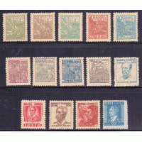 R-386/399 - 1942/46 – NETINHA – FILIGRANA "CASA+DA+MOEDA" – SEM TRAÇOS – NOVOS – SÉRIE COMPLETA – LINDOS SELOS - RHM 1.210 UFS