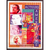 Madagascar - Atores Americanos - Cinema - Bloco mint - Robert de Niro - Leonardo Di Caprio - Robert Redford...