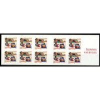 FRANÇA 2003 - BONNES VACANES -  CADERNETA COM 10 SELOS AUTOADESIVOS