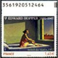 FRANÇA - ANO 2012 - QUADRO DE E.HOPPER,SOL DA MANHÃ - SELO MINT AUTO ADESIVO