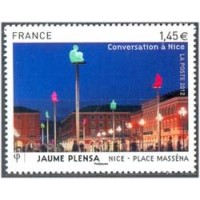 FRANÇA - ANO 2013 - PRAÇA MESSENA QUADRO DE J. PLENSA - SELO MINT