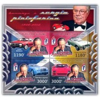 BURUNDI - ANO 2013 BURUNDI - HOMENAGEM A PININFARINA,SÉRIE COM 4 SELOS MINT