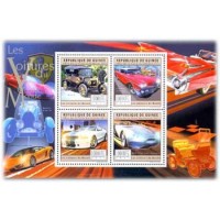 GUINÉ REPÚBLICA - AUTO FORD,SÉRIE COM 4 SELOS MINT - ANO 2013 