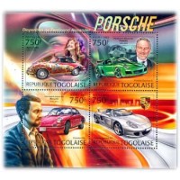 TOGO - ANO 2013 - FERDINAD ALEXANDRER PORSCHE, SÉRIE COM 4 SELOS MINT