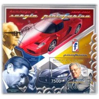 BURUNDI - ANO 2013 BURUNDI - HOMENAGEM A PININFARINA,BLOCO MINT