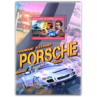 GUINÉ REPÚBLICA - PORSCHE,BLOCO MINT - ANO 2013 