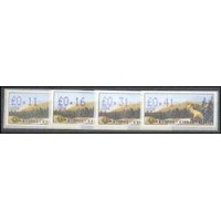CHYPRE - Y 2 (*1999) - SELOS DE DISTRIBUIDORES - SERIE 4 SELOS ETIQUETA AUTO-ADESIVOS
