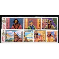 MONGÓLIA - Y 1720/26 (1990) CINEMA MONGOL - SERIE 7 SELOS MINT