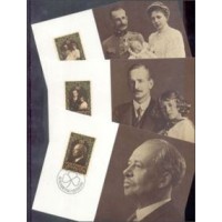 LIECHTENSTEIN - 3 MAXIMOS POSTAIS COM A SERIE Y 711/13 (1981) -  75º ANIVERSARIO DE NASCIMENTO DO PRINCIPE FRANCISCO JOSE II