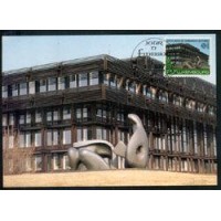LUXEMBURGO - MAXIMO POSTAL COM O SELO Y 1125 (1987) TEMA EUROPA - ARQUITETURA MODERNA
