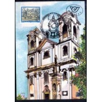 AUSTRIA - MAXIMO POSTAL COM O SELO Y 1723 (1987) - ABADIA E MOSTEIROS