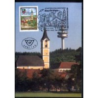 AUSTRIA - MAXIMO POSTAL COM O SELO Y 1752 (1988) - MOSTEIRO DE MATTAEE