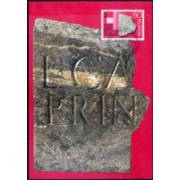 SUIÇA - MAXIMO POSTAL COM O SELO Y 1220 (1985) - BIMILENIO AS CULTURA RHENO-ROMANA