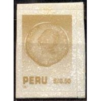 PERU - Y 0999 (1993) PERSONALIDADE : CENTENÁRIO DO NASCIMENTO DO DOUTOR HONORIO DELGADO - SELO AUTO-ADESIVO 