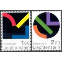 Liechtenstein - 2001 - Série completa com 2 selos - mint.
