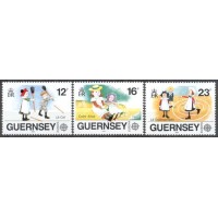GUERNSEY - 3 VALORES Y.451/53 - 1989