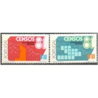 PORTUGAL Y1492/93 - RECENSEAMENTO NACIONAL DA POPULAÇÃO E HABITAÇÕES 1981 - SÉRIE COM 2 SELOS MINT - ANO 2013 