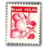 R-625 - 1982 - SÉRIE RECURSOS ECONÔMICOS 140,00 VERMELHO,TOMATE - NOVO - GOMADO - RHM R$ 70,00 (14 UFS X R$ 5,00)