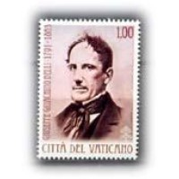 VATICANO - ANO 2014 - 150 ANOS DA MORTE DE GIOACHINO BELLI,SELO MINT