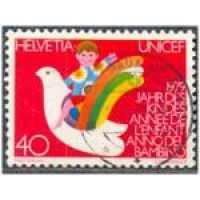 SUÍÇA - Y1093 - ANO INTERNACIONAL DA CRIANÇA 1979 - SELO USADO - ANO 2013 
