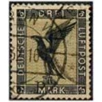 ALEMANHA Y A-34 - SÉRIE DAS ÁGUAS 3M PRETO USADO 1926