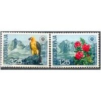 YUGOSLÁVIA - ANO 2013 YUGOSLÁVIA Y1291/92 - ANOA EUROPEU DA PROTEÇÃO A NATUREZA - SÉRIE COM 2 SELOS MINT