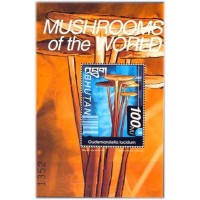 BUTÃO - ANO 2013 - (1999) - COGUMELOS, OUDEMANSIELLA - BLOCO MINT 