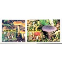 BURKINA - ANO 2013 BURKINA FASO Y57/58 - COGUMELOS-MORCHELLA AMANITA 1995 - SÉRIE COM 2 BLOCOS MINT