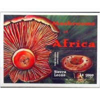 SERRA LEOA - ANO 2013 SERRA LEOA Y470A - COGUMELOS - BLOCO MINT