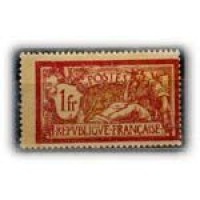 FRANÇA - Y121 (1900)-TIPO MERSON 1F VINHO E OLIVA,NOVO COM CHARNEIRA NA GOMA CAT. NA 2° COLUNA - ANO 2013 
