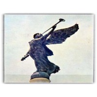 ÍNDIA - ANO 2014 ÍNDIA - POSTAL NÃO CIRCULADO DA VICTORIA MEMORIAL EM CALCUTÁ, ''O ANJO DA VITÓRIA'' ESTÁTUA NO TOPO DO MEMORIAL