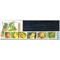 TOGO - ANO 2013 - Y1562/66A+BL.314A (1997)-FRUTAS DIVERSAS,SÉRIE COM 6 SELOS MINT+BLOCO