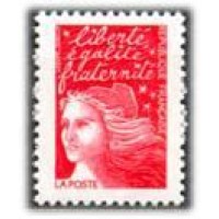 FRANÇA - Y3083 (1997)-TIPO MARIANNE DE 14 DE JULHO,SEM VALOR INDICADO VERMELHO MINT - ANO 2013 