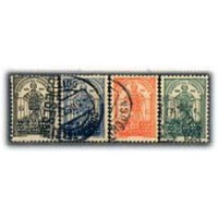 PORTUGAL - Y553/554/555/557 (1931) - 5° CENTENÁRIO DA MORTE DE NUNO ALVAREZ PEREIRA, 4 SELOS USADOS DE 1 SÉRIE DE 6 SELOS - ANO 2013