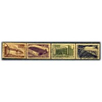 PORTUGAL - Y766/69 (1952)-CENTENÁRIO MINISTÉRIO DOS TRABALHOS PÚBLICOS,SÉRIE COM 4 SELOS (3 USADOS E 1 NOVO) - ANO 2013