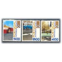 PORTUGAL - Y1153/55 (1972) - 23° CONGRESSO MUNDIAL A ESTORIL, SÉRIE COM 3 SELOS NOVOS COM MARCA DE CHARNEIRA - ANO 2013
