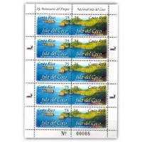 COSTA RICA - ANO 2013 COSTA RICA - Y724/25 (2003)-25 ANOS DO PARQUE NACIONAL DA ILHA DO COCO,FOLHINHA COM 5 SÉRIES MINT