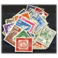 ALEMANHA FEDERAL - PACOTE COM 70 SELOS REGULARES USADOS,DIFERENTES DE PERÍODOS MAIS ANTIGOS - ANO 2013