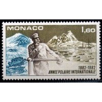 MONACO - ANO POLAR - Y 1355 (1982) - CENT.ANO POLAR INTERNACIONAL - ALBERT Iº - SELO MINT 