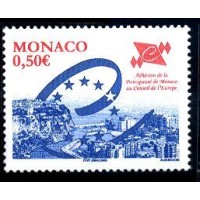 MONACO - ANEXO EUROPA - Y 2460 (2004) - ADESÃO  PRINCIPADO AO CONSELHO DE EUROPA - SELO MINT