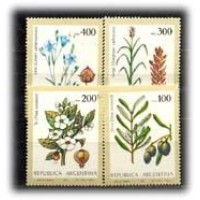 ARGENTINA - Y 1172/76(1979) - AGRICULTURA NACIONAL - PLANTAS ALIMENTARES - SÉRIE 4 SELOS MINT