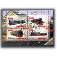 RWANDA - TREM - 2013 - LOCOMOTIVAS À VAPOR 